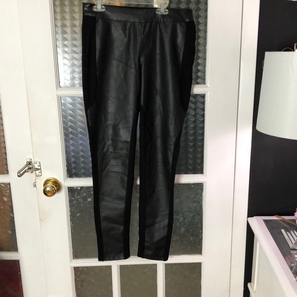 Dex faux leather leggings size medium black - Picture 1 of 6